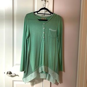 LOGO long sleeve tunic